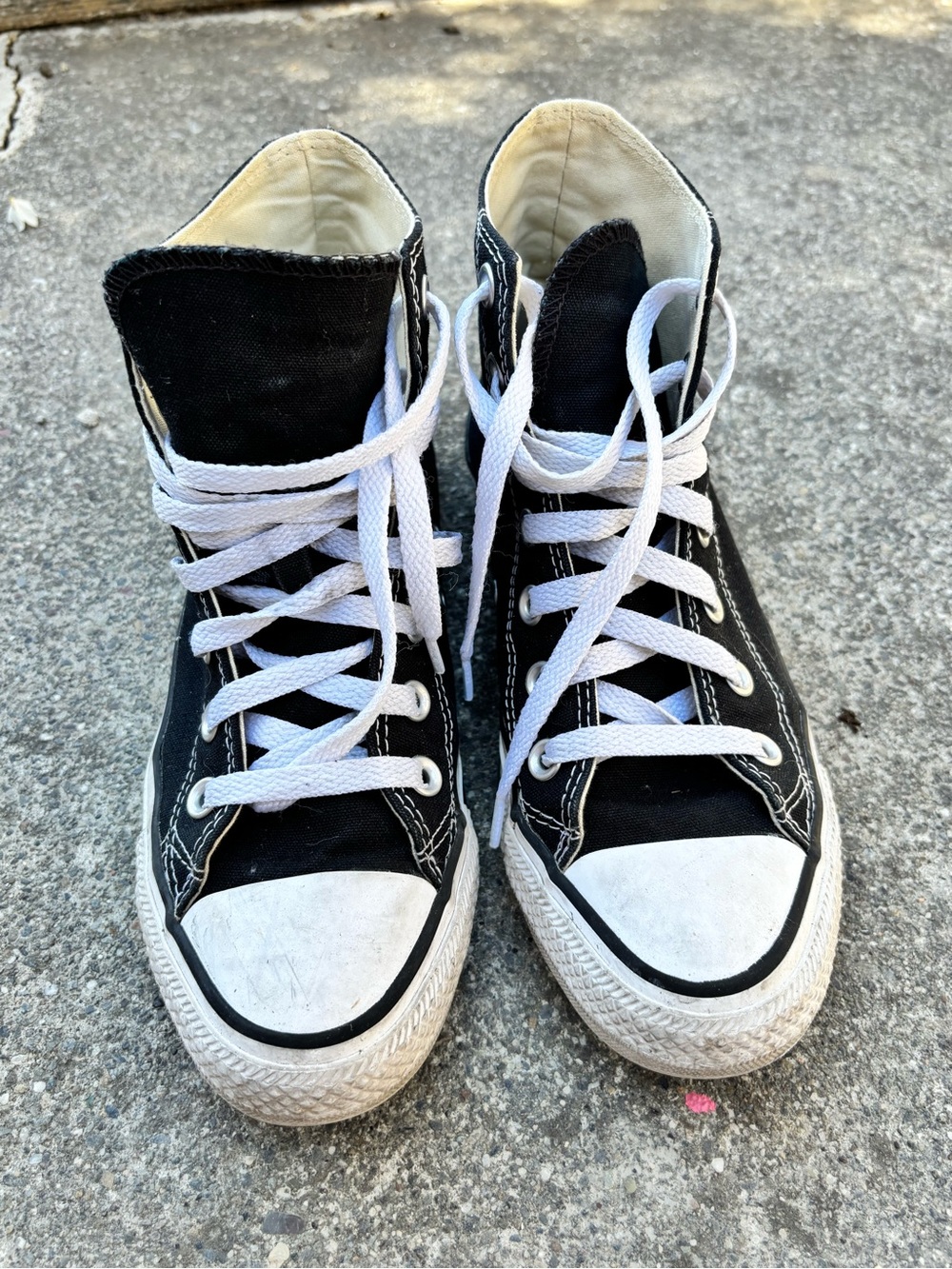 Black High-Top Canvas converse all star - Classic Style